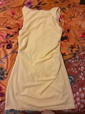 BHLDN Sleeveless YELLOW Women's Sheath Dress